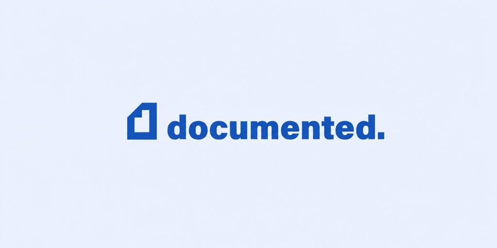 Documented.co logo with blue document icon and company name on a light background.