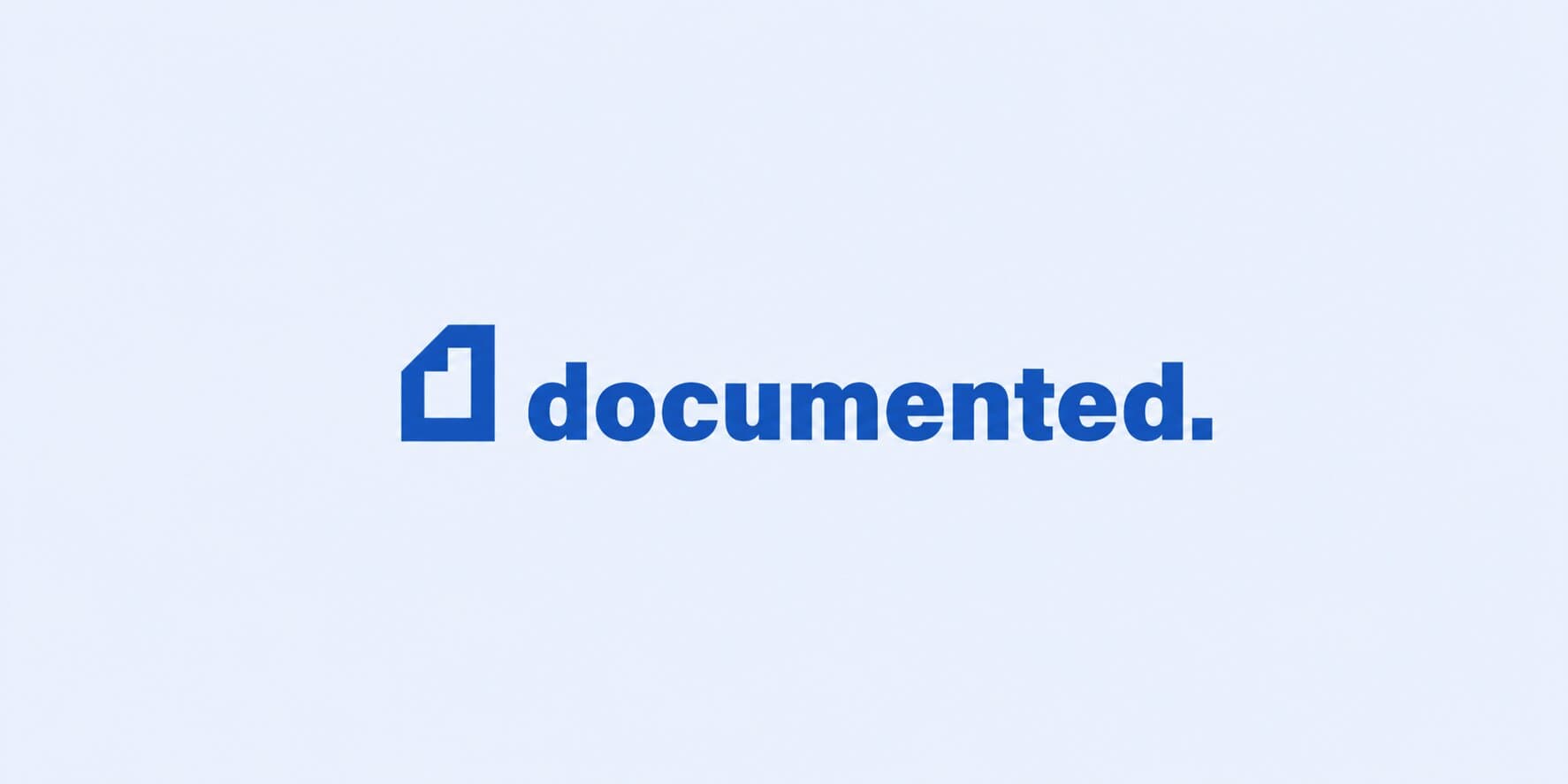Documented.co logo with blue document icon and company name on a light background.