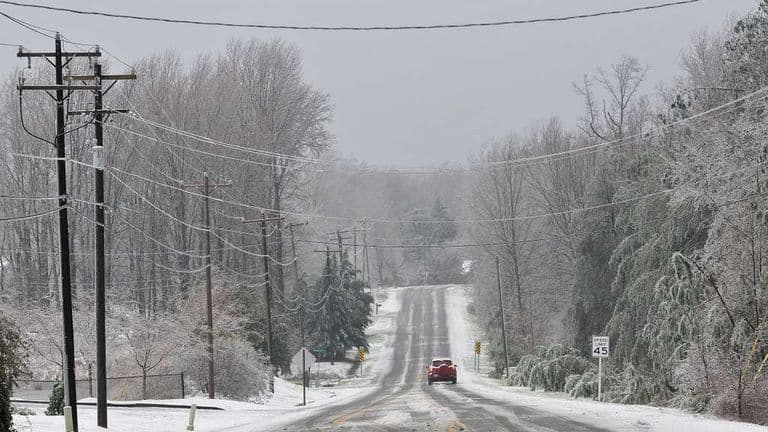 U.S. Winter Storm Disrupts East Coast