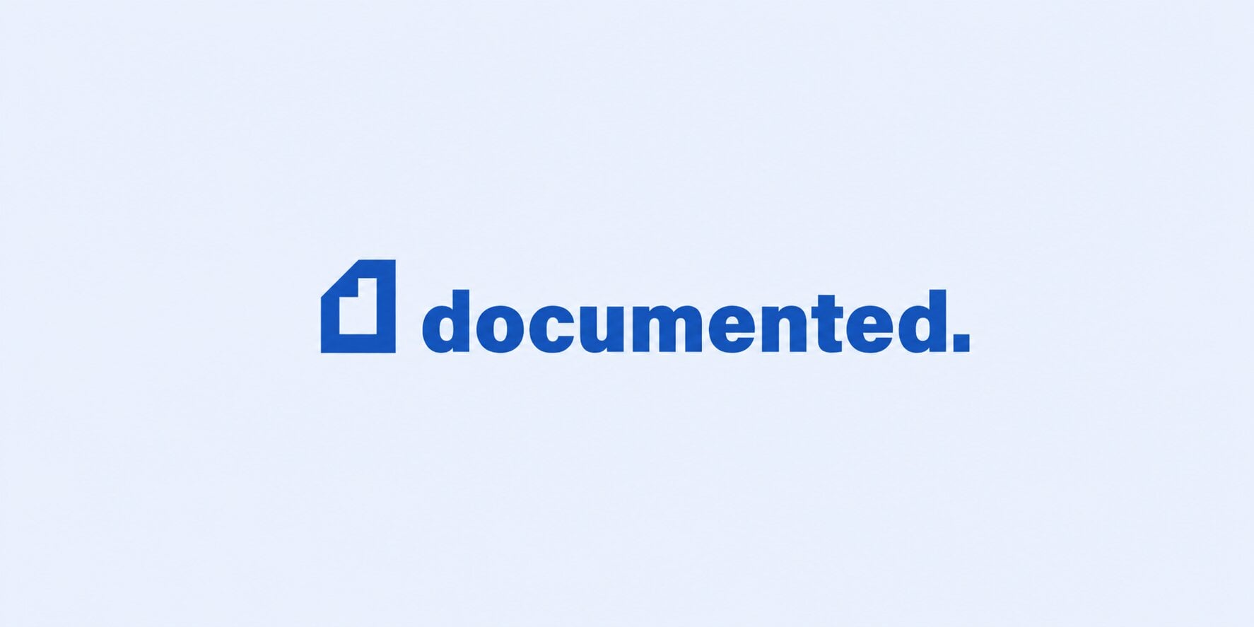 Documented.co logo with blue document icon and company name on a light background.