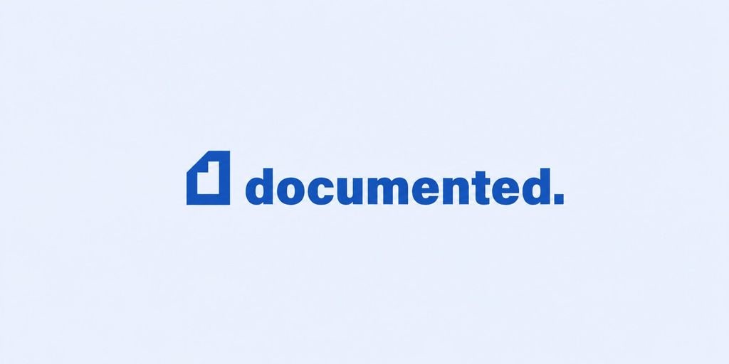 Documented.co logo with blue document icon and company name on a light background.