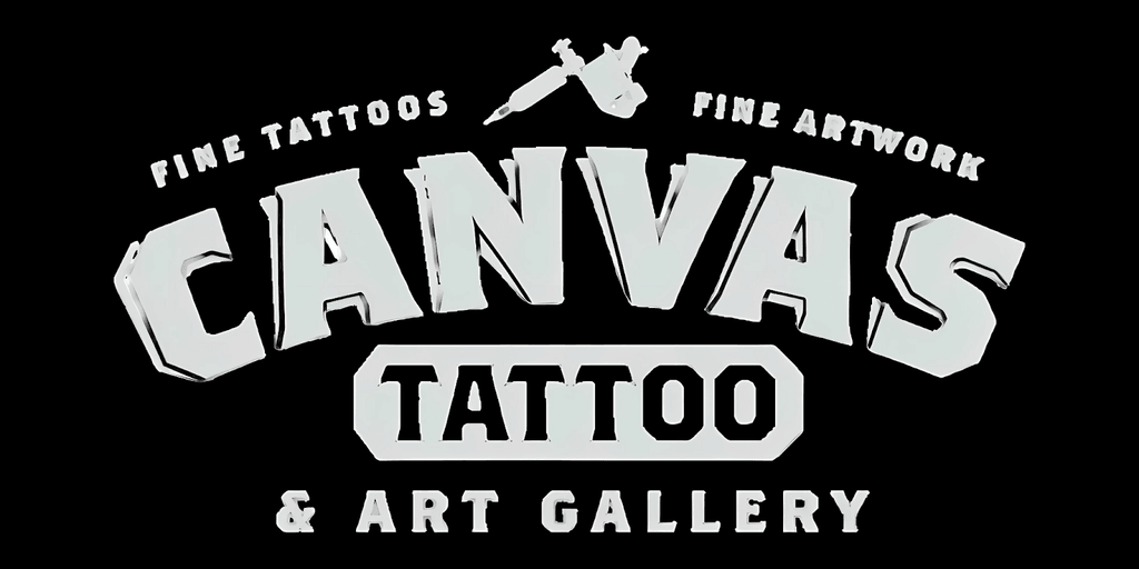 Canvas Tattoo & Art Gallery logo representing a community-driven, inclusive space blending fine tattoos with artistic excellence.