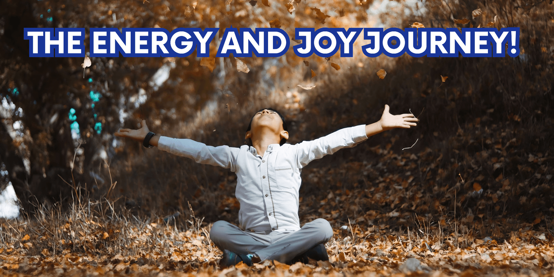 Joyful Child Outdoors: A child happily embracing nature, symbolizing joy and freedom in the Energy & Joy Journey.