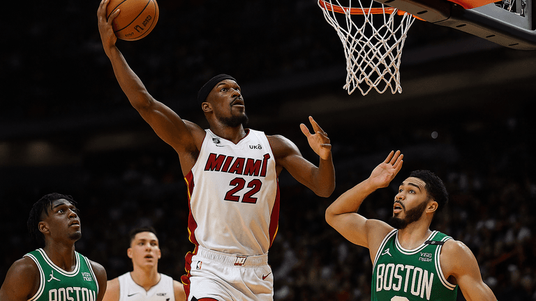 The Miami Heat Secure Playoff Spot with Thrilling Win Over the Boston Celtics