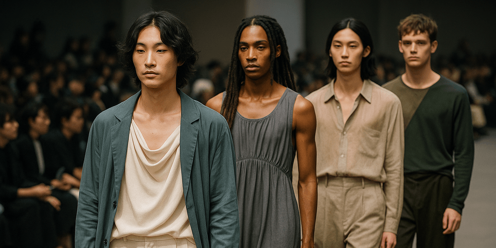 Tokyo Fashion Week Spring 2024 Redefines Menswear Through Fluidity and Sustainability