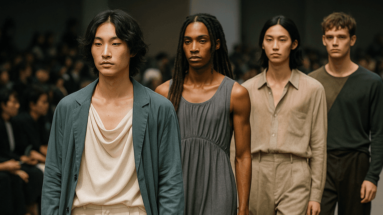 Tokyo Fashion Week Spring 2024 Redefines Menswear Through Fluidity and Sustainability