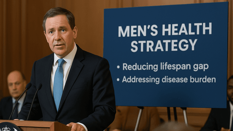 UK Government Unveils Groundbreaking Men’s Health Strategy to Tackle Lifespan Gap and Disease Burden
