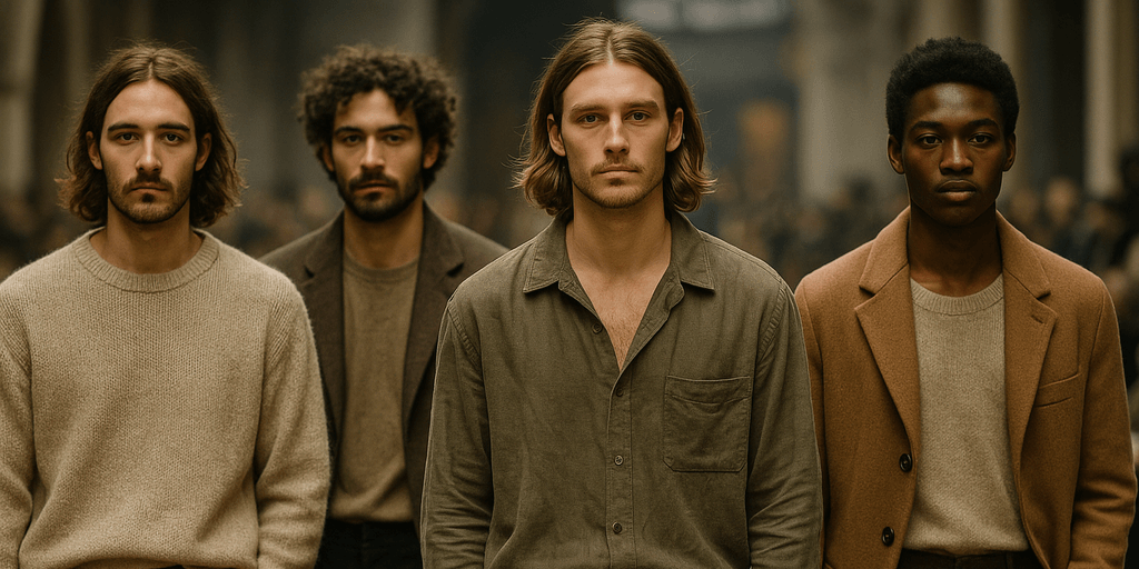 Men’s Grooming Trends at Autumn/Winter 2025 Shows: Embracing Naturalism and Authenticity