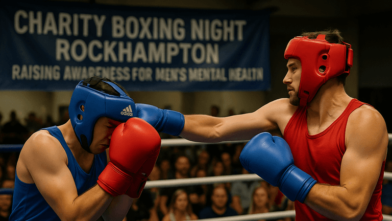 Charity Boxing Night in Rockhampton: Raising Awareness for Men’s Mental Health