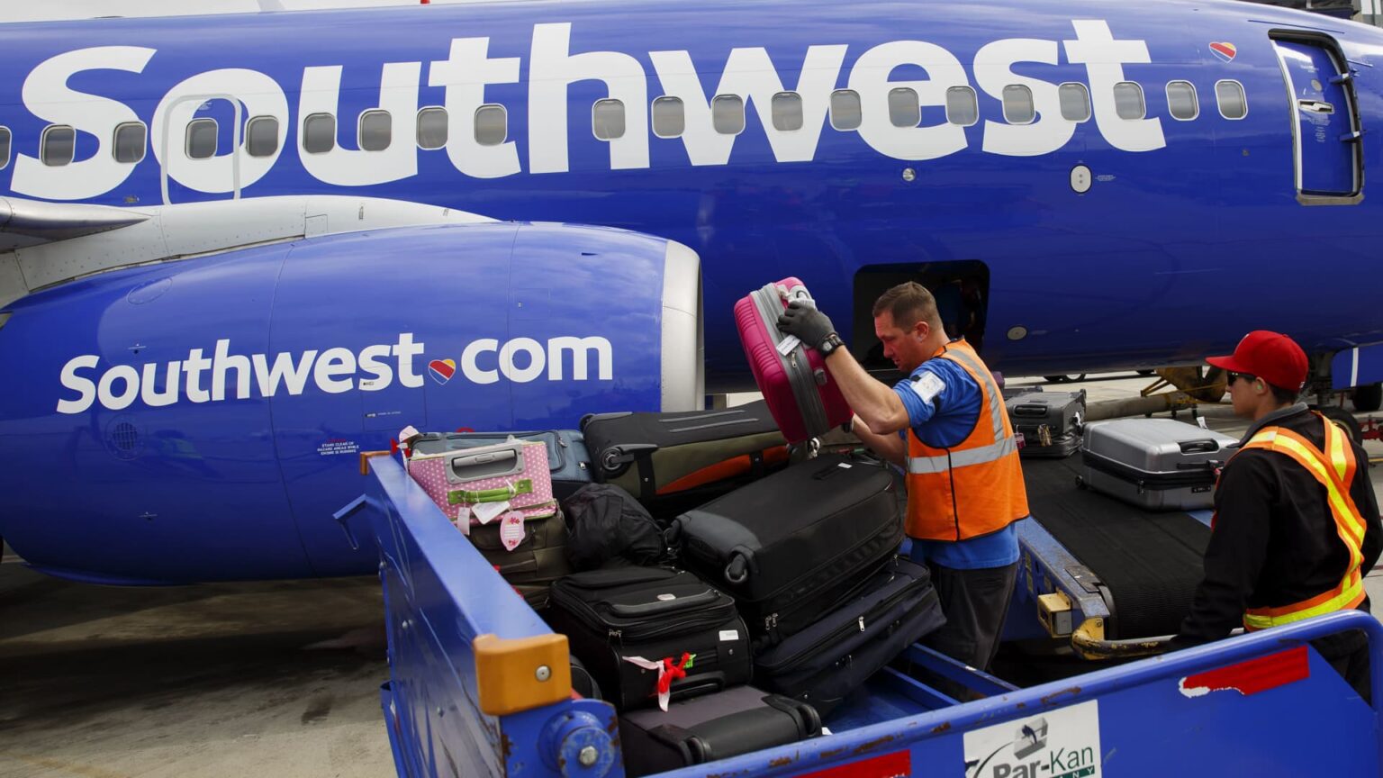 Southwest airlines introduces checked bag fees