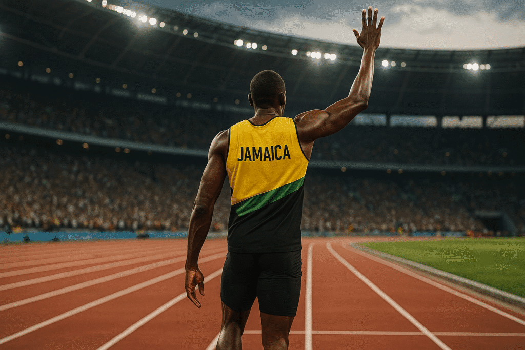 20250509 0859 usain bolt's farewell simple compose 01jts8skgkfdjs7x0c9darvmbv (1)
