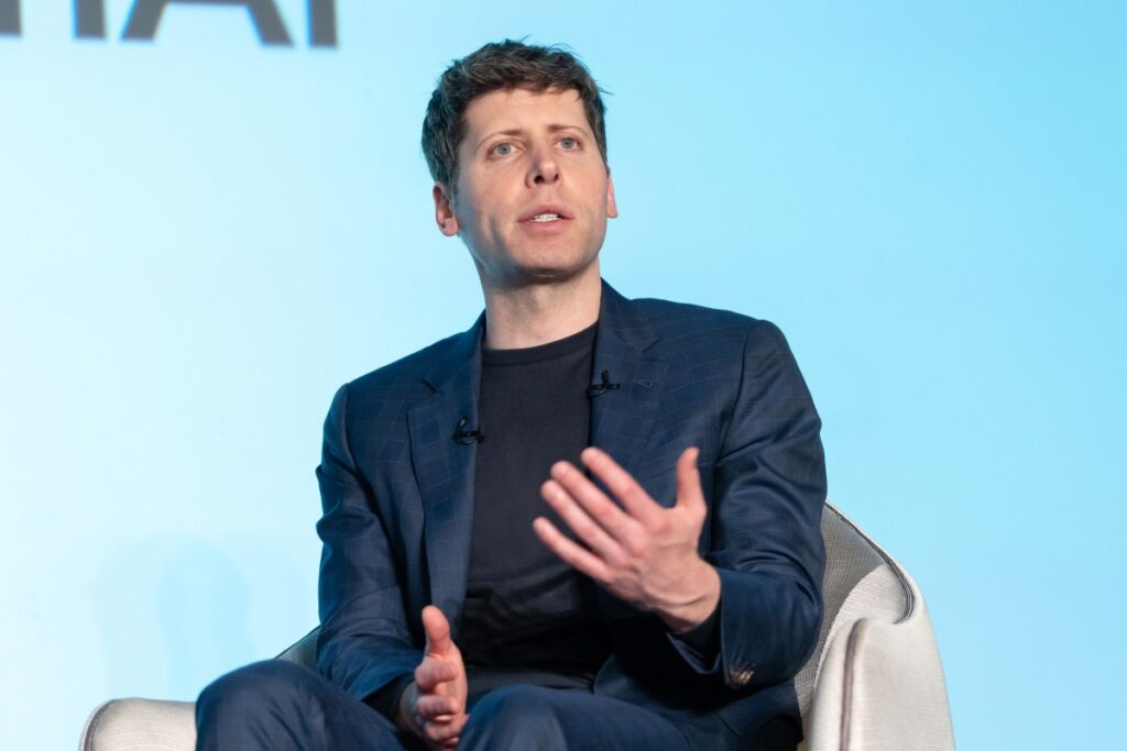 Sam altman introduces innovative mobile verification device