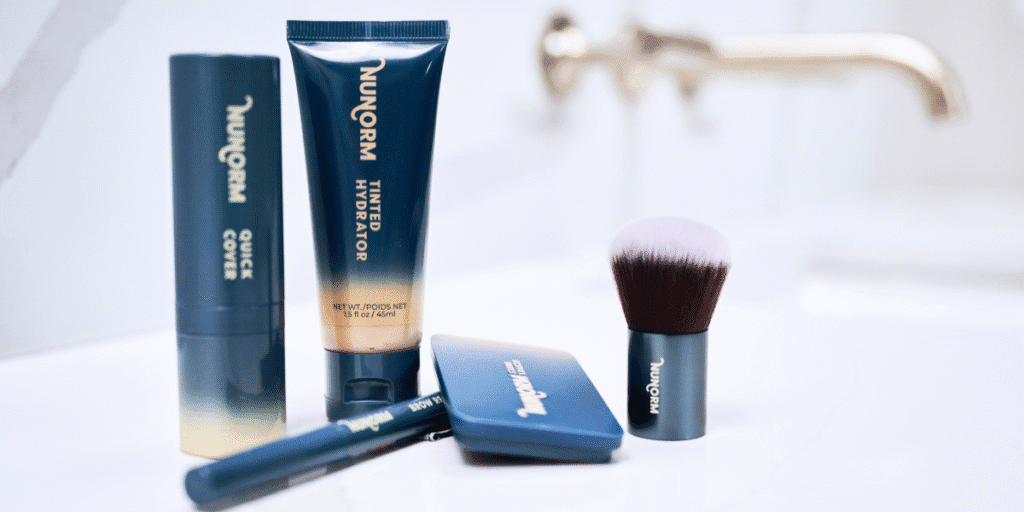 NuNorm, a men's grooming brand promoting self-expression, empowerment, and sustainability with products tailored to men's needs.