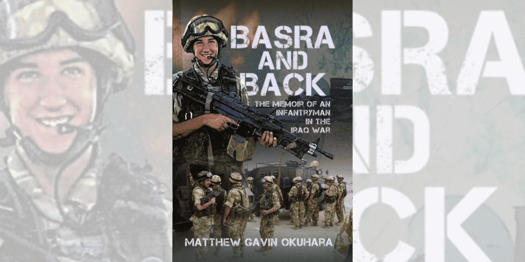 "Matthew Okuhara’s memoir, Basra and Back, offers a candid, humorous account of military service, resilience, and personal growth."