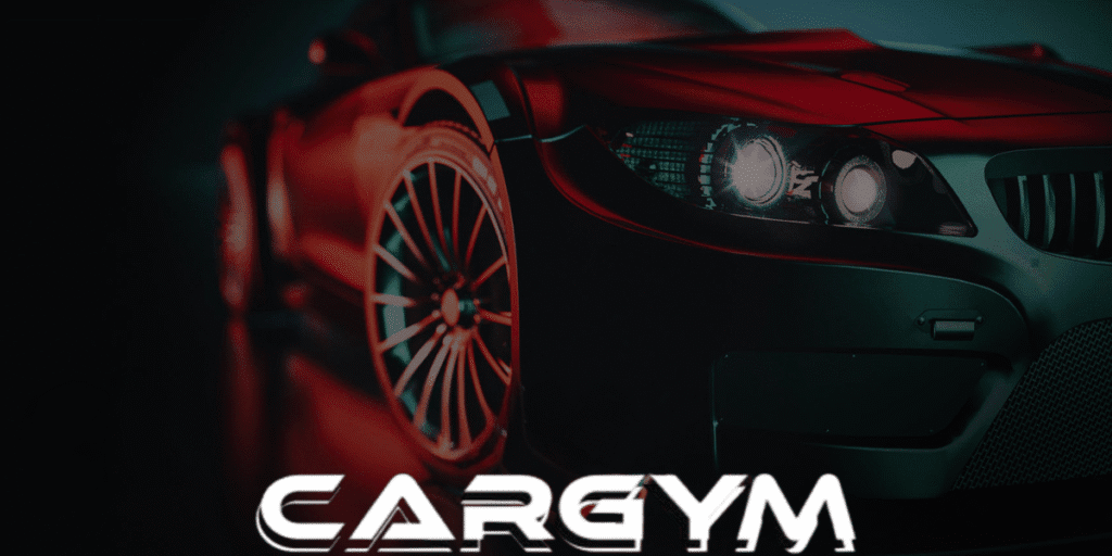 "CarGym logo with a focus on luxury European car tuning, offering performance parts for enhanced vehicle transformation."